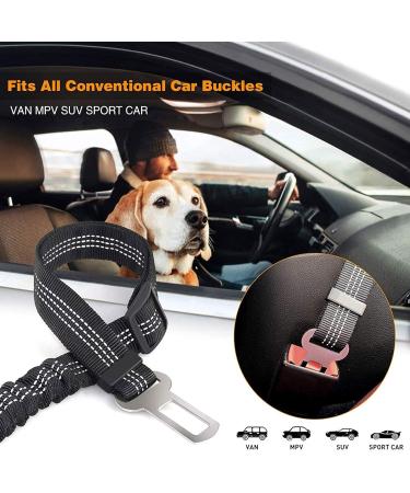 EasyULT Adjustable Dog Safety Harness for Car Strong Durable Dog Car Harness with Strong Carabiner 53-75cm Pet Cat Dog Safety Leads Pet Travel Accessories(Black) - Buy Online on GoSupps.com