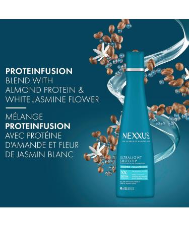 Nexxus Ultralight Smooth Shampoo for dry and frizzy hair Weightless Frizz Protection 0% sulfates and silicones 400 ml - Buy Online on GoSupps.com