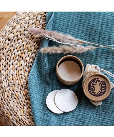 Chinchilla Reusable Slowdown Pads - 10 Pack with Storage Can & Laundry Net | Washable up to 90 C | Compostable & Vegan | Made in Germany | Suitable for All Skin Types - Buy Online on GoSupps.com