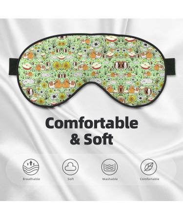 Guinea Pig Soft Sleep Eye Mask | Breathable Eye Patch for Women | Perfect for Travel & Relaxation - Buy Online on GoSupps.com