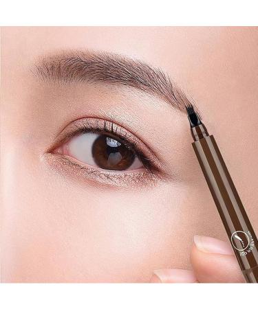 Generic 2024 New Waterproof Brow Pencil with Micro-Fork Tip Magic Eyebrow Pencil 3D Waterproof Microblading Eyebrow Pen (Gray Brown) - Buy Online on GoSupps.com