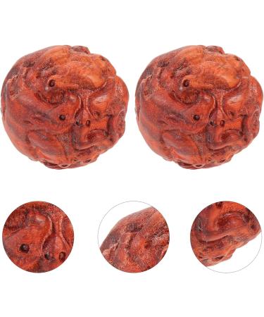 Frcolor Handmade Portable Wooden Massage Balls - Relaxation & Fitness Shower Curtain Hooks - Buy Online on GoSupps.com