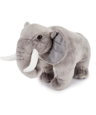 Zappi Co Safari Animals Collection Plush Elephant Toy - Soft & Cuddly (36cm Depth) - Buy Online on GoSupps.com