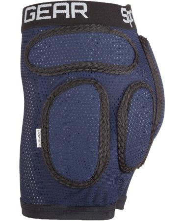 Kids' Navy 4X-Small Recruit Padded Shorts for 36-46 Height, Hip & Butt Protection - Buy Online on GoSupps.com