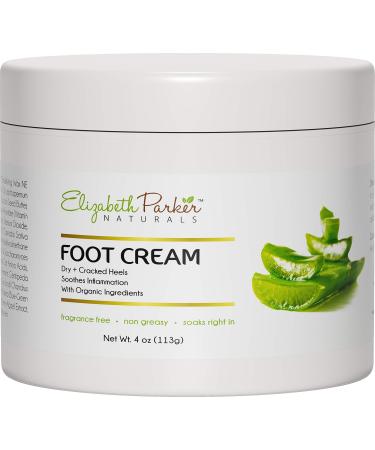 Foot Cream for Dry Cracked Feet and Heels - Best Foot Care with Coconut Oil - Non Greasy Foot Lotion with Shea Butter & Aloe Vera - Callus Remover for Feet with Olive Oil & Manuka Honey (4oz) - Buy Online on GoSupps.com