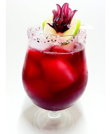 Wild Hibiscus Flowers in Syrup 250g - Exotic Edible Flowers for Cocktails and Desserts - Buy Online on GoSupps.com
