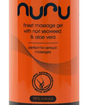 Nuru Massage Gel (500 ml) - Sensual Body-to-Body Massage Gel with Nori Algae pH-Neutral & Cruelty-Free - Perfect for International Shipping - Buy Online on GoSupps.com