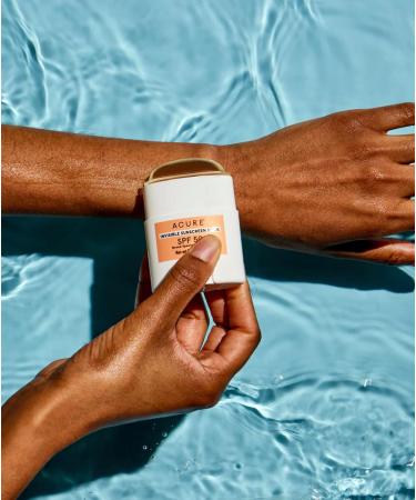 Acure Invisible Sunscreen Stick SPF 50 - 100% Vegan Vitamin E All Skin Types - 0.5 oz | International Shipping Available - Buy Online on GoSupps.com