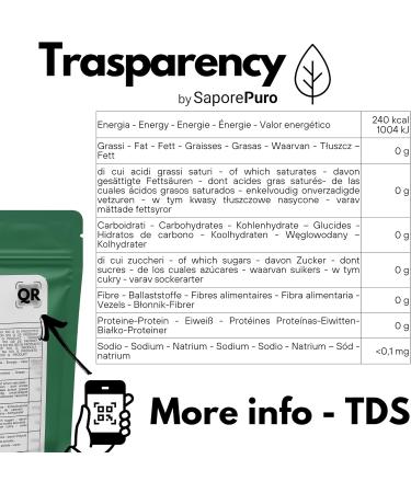  SaporePuro SaporePuro Malic Acid Powder 50g | High Solubility and Taste | Ideal for Beverages Desserts and Food Supplements | Food Grad - Buy Online on GoSupps.com