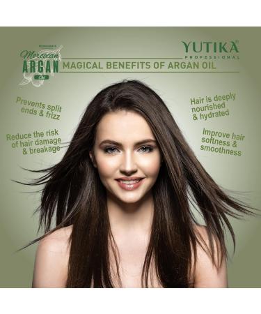 Yutika Professional Moroccan Argan Oil for Men & Women - 30ml (1.01 Fl Oz) - Nourishing & Hydrating Skin & Hair - Buy Online on GoSupps.com