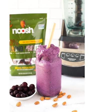 NOOSH 100% Almond Protein Powder (Unflavored) - Plant Based Vegan - 21g Protein per Scoop - Kosher, Gluten Free, Non GMO - 1.15lb - Buy Online on GoSupps.com