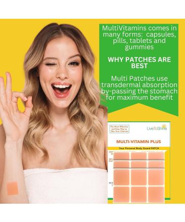 Natural Energy Multi Plus Patch - 30 Patches | USA Made by Live to Shine - Buy Online on GoSupps.com