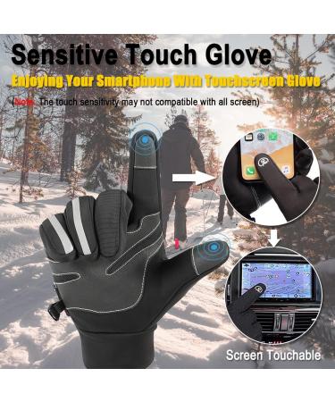Weitars Waterproof Thermal Winter Gloves for Men Women - Ideal for Work, Sports, Running, Cycling, Driving, and Hiking - Large Size - Buy Online on GoSupps.com