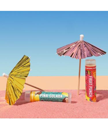 Crazy Rumors Fruit Punch Soothing Lip Balm Stick for Dry Lips 100% Natural Limited Edition Summer 2020 0.15 Oz - Buy Online on GoSupps.com