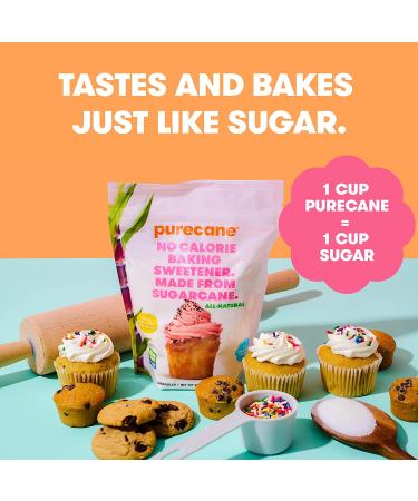 Purecane No Calorie Baking Sweetener - 24 oz (680g) | Zero-Calorie Sugar Substitute - Buy Online on GoSupps.com