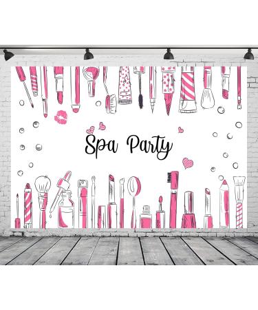 BELECO 8x6ft Watercolor Spa Party Backdrop | Beauty Salon Makeup Wallpaper for Birthdays & Photoshoots - Buy Online on GoSupps.com