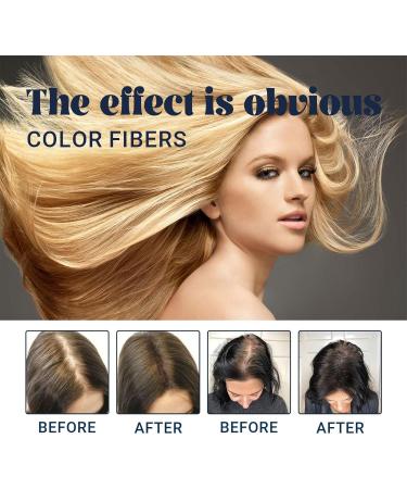 Supersize Color Fibers with Refill Set Colored Hair Thickener Hair Fibers for Men Women Hair Fiber Powder Temporary Hair Color for Root Touchup with Hair Thickening Powder (BROWN) - Buy Online on GoSupps.com