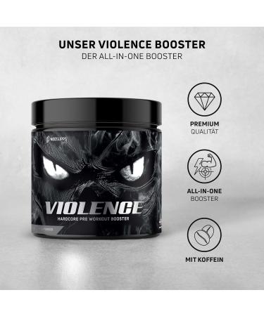 Violence Booster Black Powder - 320g | Ultimate Training Booster for Strength Endurance & Focus | Enhance Sports Performance - Buy Online on GoSupps.com