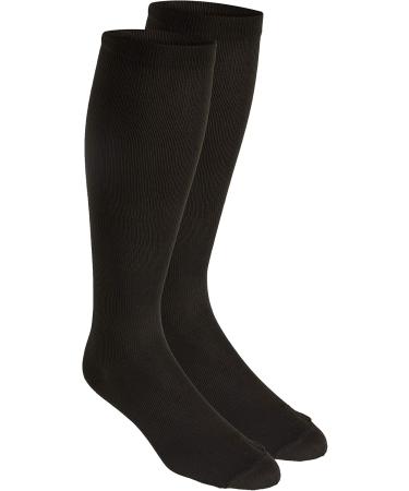 Truform Compression Socks for Men - 15-20 mmHg Knee High Over Calf Brown XL (Pack of 2) - Cushioned Dress Socks for Comfort & Support - Buy Online on GoSupps.com