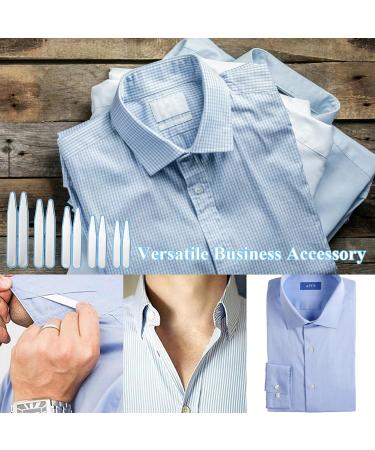 NAYAGOGO 10 PCS/ 5 Sizes Stainless Steel Collar Stays Shirt Collar Stiffeners Metallic Collar Stays Shirt Collar Stiffeners for Home Use Organizing Travel Mens Dress Shirt (5/5.6/6.3/7/ 7.6cm) - Buy Online on GoSupps.com