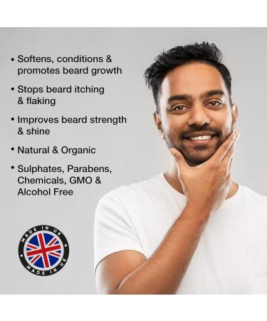 Cedar Wood & Lime Beard Oil 100ml - Men's Beard Care Softener & Conditioner - Buy Online on GoSupps.com