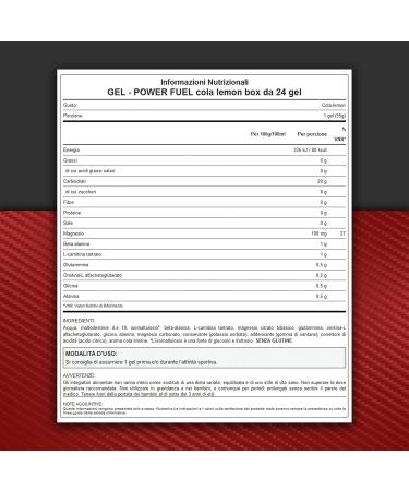 WHY SPORT Power Fuel Energy Gel on carbohydrate basis maltodextrin and amino acids lemon cola flavor box of 24 gels 50 ml ColaLemon - Buy Online on GoSupps.com