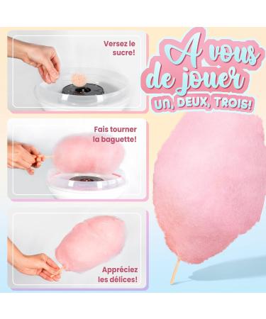 GREENDOSO Sucre Barbe Papa pour Machine 1 2 Kg Saveur Fraise 50 B tonnets - Buy Online on GoSupps.com