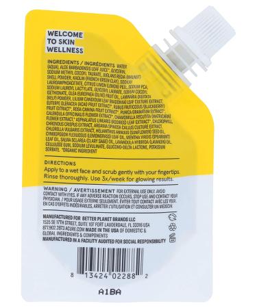 Acure Brightening Facial Scrub 0.67 fl oz - Revitalize Your Skin - Buy Online on GoSupps.com