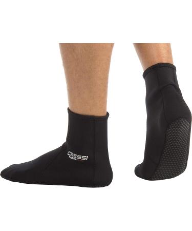 Premium 3mm Neoprene Diving Socks - Small-Medium Black | PALMA ST by Cressi - Buy Online on GoSupps.com