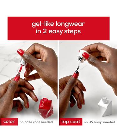 Eessie Gel Couture 2-Step Longwear Nail Polish - Vi Please Red | Long-lasting 0.46 fl. oz. International Shipping Available - Buy Online on GoSupps.com