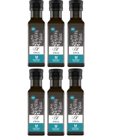  lm hle Solling organic chia oil virgin (6 x 100 ml) - Buy Online on GoSupps.com