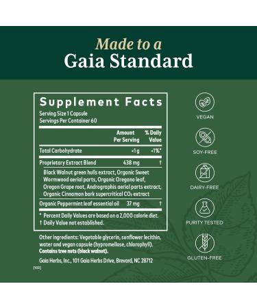 Gaia PRO Microbiome Cleanse - Premium Gut Health Supplement | International Shipping Available - Buy Online on GoSupps.com
