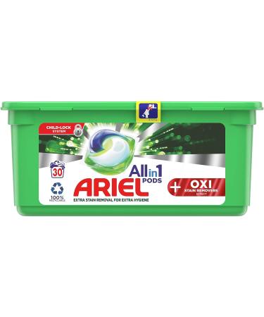 Ariel All-in-1 PODS Laundry Detergent Tablets 90 Washes - OXI Stain Removers - Extra Hygiene - Buy Online on GoSupps.com