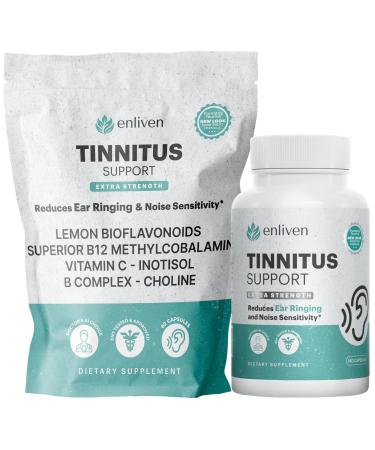 Prescription Strength Tinnitus Relief 1 Doctor Recommended Tinnitus Relief for Ringing Ears Extra Strength Formula Compare to Tinnitus 911 Ear Ringing Relief Formula & Lipo Flavonoid Tinnitus