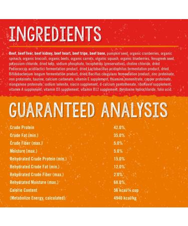 Stella & Chewy s Freeze Dried Raw Super Beef Meal Mixer & Freeze Dried Raw Dinner Patties Grain Free Dog Food Protein Rich Stella's Super Beef Recipe 25 oz Bag Beef + Dog Food 992 g (Pack of 1) - Buy Online on GoSupps.com