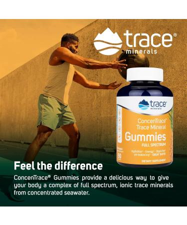 ConcenTrace Chewable Gummies - Energy, Metabolic & Mood Support - Pineapple Flavor - 90 ct - Buy Online on GoSupps.com