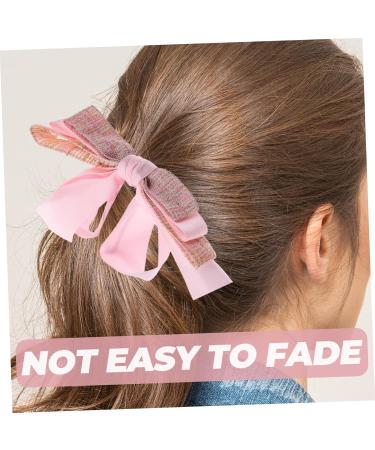 Banana Clip Fishtail Holder French Clincher Combs Banana Bow Clip Bow Clip for Women Miss Plastic Curlers Hair - Buy Online on GoSupps.com