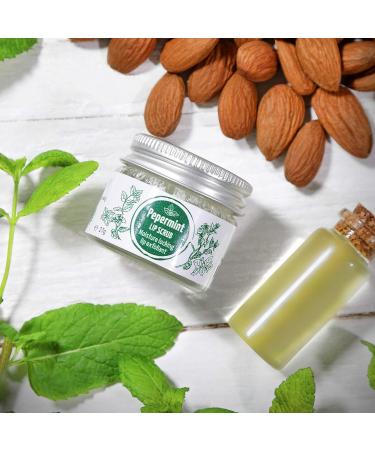 Peppermint Lip Scrub - 100% Natural, Vegan & Eco-Friendly - 27g - Buy Online on GoSupps.com