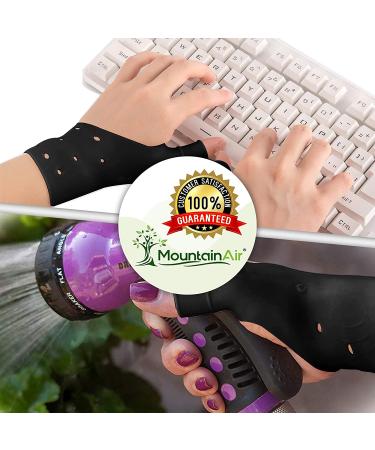 Gel Wrist and Thumb Brace - 2 Pairs | Unisex Wrist Splint for Arthritis & Carpal Tunnel Pain Relief | Flexible Silicone Thumb Brace | Black - Buy Online on GoSupps.com