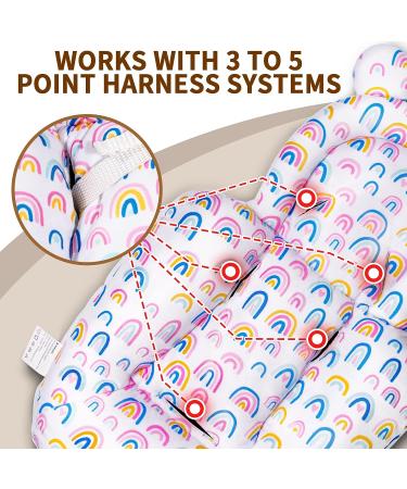 Infant Insert for Graco & 4moms mamaroo | 5 Piece Set | Head & Body Support | Newborn to Toddler | White - Buy Online on GoSupps.com