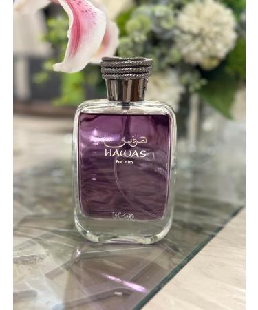 Hawas Men's Cologne for Him - Eau De Parfum Spray 3.4 OZ - Buy Online on GoSupps.com