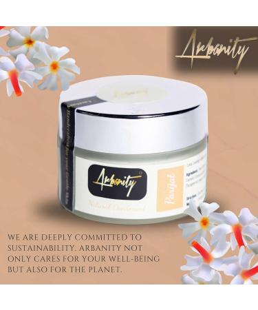 Parijat Natural Deodorant - Long-Lasting Odor Control Aluminum-Free Vegan Coral Flower Scent Gentle on Skin - Buy Online on GoSupps.com