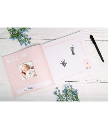 Kate & Milo Floral Baby's First Year Memory Book  Baby Milestones Photo Album  Trendy Baby Girl Gift - Buy Online on GoSupps.com