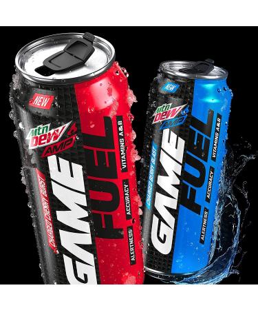 Mountain Dew Game Fuel 16oz Cans Variety Pack - 12 Pack with Vitamins A + B | 4 Flavors (Packaging May Vary) - Buy Online on GoSupps.com
