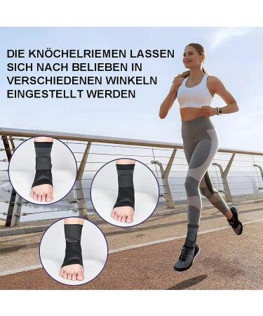 Adjustable Ankle Bandage - 2 Pieces Elastic Foot Support | Breathable & Comfortable - Buy Online on GoSupps.com