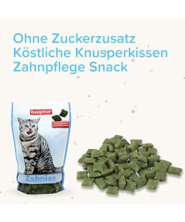 BEAPHAR Zahnies for Cats - Dental Care Treats | Fresh Breath & Health Support | 150g - International Shipping Available - Buy Online on GoSupps.com