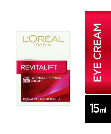 L'oreal Revitalift Eye Cream 0.5oz - Dermo-Expertise Anti-Aging Treatment - Buy Online on GoSupps.com