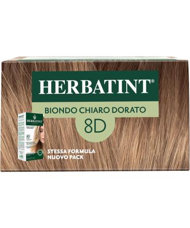  Herbatint Herbatint Permanent Hair Color Gel 8D Light Golden Blonde - 170ml | Ammonia-Free 100% White Hair Coverage | for Sensitive Skin with 8 Organic Natural Extracts - Buy Online on GoSupps.com