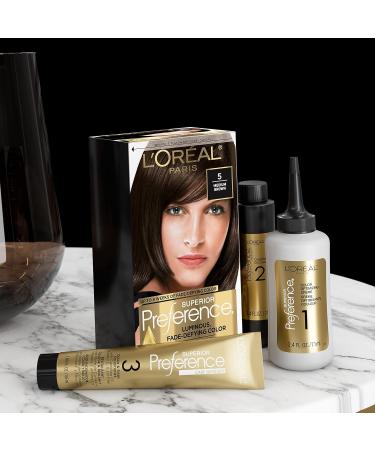 L'Oreal Paris Superior Preference 9.5N Lightest Natural Blonde Hair Color 3-Pack - Fade-Defying + Shine Permanent Dye - Buy Online on GoSupps.com