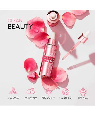 AZURE Rose & Collagen Revitalizing Eye Serum - Hydrating & Smoothing | 60mL - Reduces Wrinkles, Fine Lines, Under Eye Bags | Anti-Aging Formula from Korea - Buy Online on GoSupps.com
